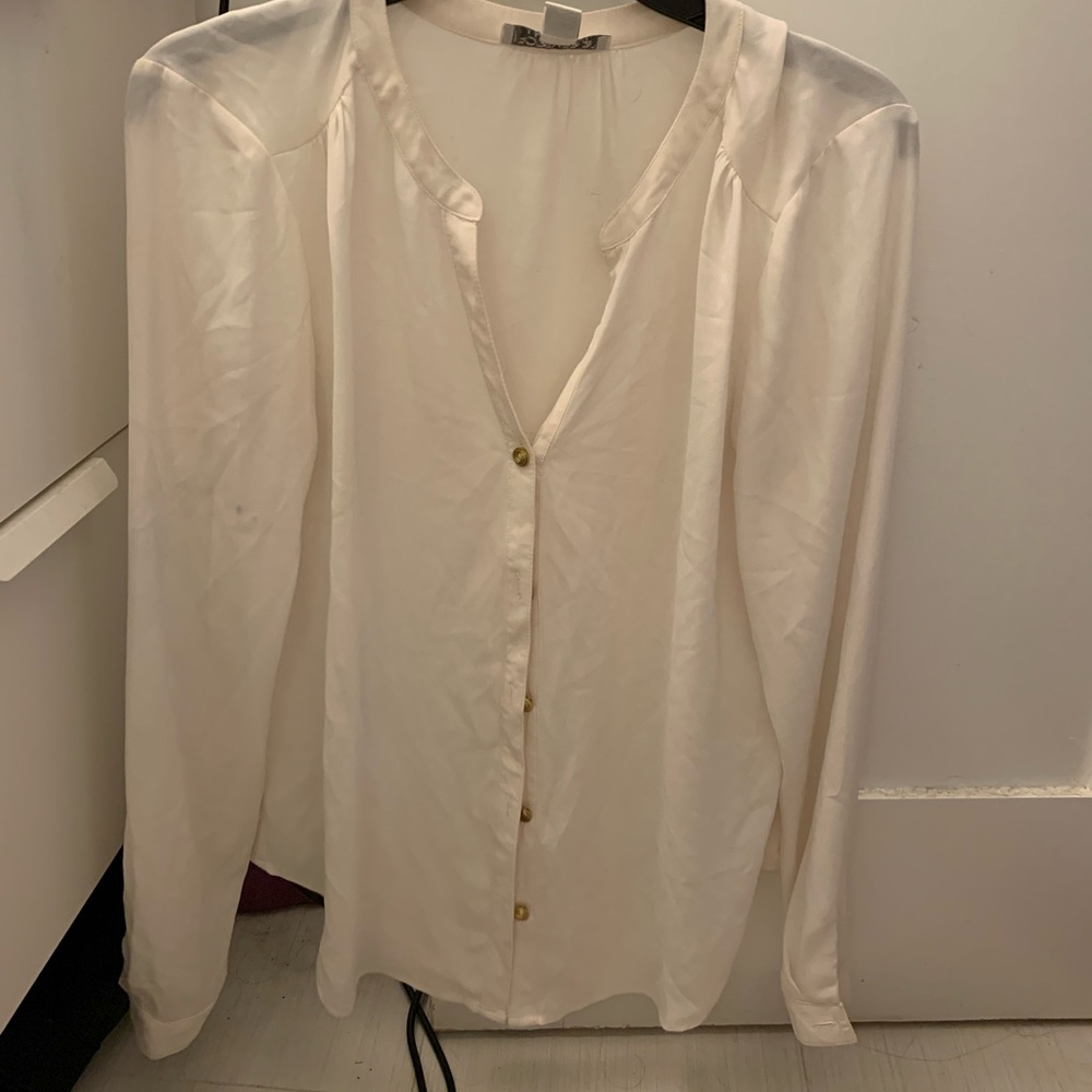 White/cream colored dress shirt. Forever 21 small